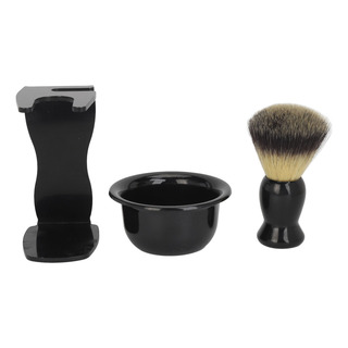 Conjunto De Pincéis Espumantes Para Barba, Saboneteira Mascu Conjunto De Pincéis Espumantes Para Barba, Saboneteira Mascu