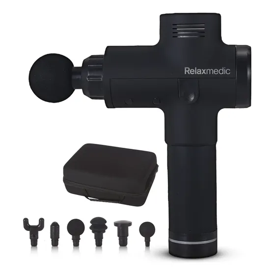 Pistola Massageadora Deep Therapy - Profissional - Massagem Potente - Liberação Miofascial - Relaxmedic