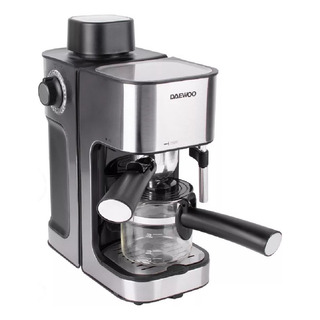 Cafetera Espresso O Capuchino Daewoo 4 Tzas 3.5 Bar Plateado Cafetera Espresso O Capuchino Daewoo 4 Tzas 3.5 Bar Plateado