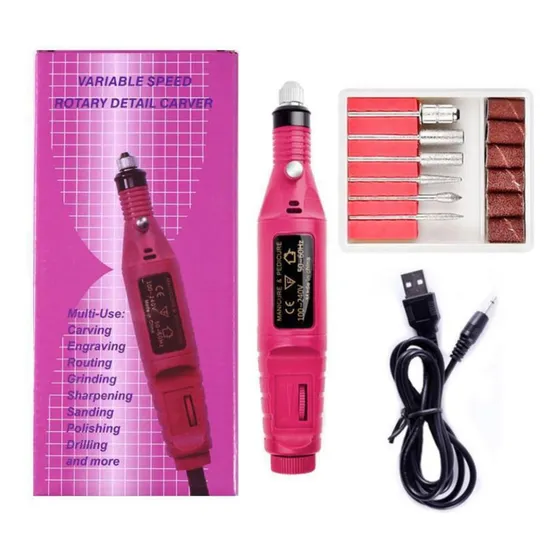 Dremel Para Uñas Inalambrico Recargable 12.000 Rpm