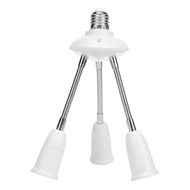 Lampara Soquet Triple Dirigible 1 A 3 Focos E27 Color Blanco