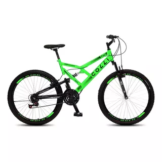Bicicleta Masculina E Feminina Aro 26 Dupla SuspensĂŁo Colli Cor Verde Neon Tamanho Do Quadro 19 Bicicleta Masculina E Feminina Aro 26 Dupla SuspensĂŁo Colli Cor Verde Neon Tamanho Do Quadro 19