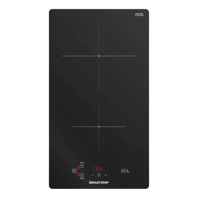 Cooktop 2 Bocas De Indução Brastemp Com Funções Especiais - Cor Preto 220V