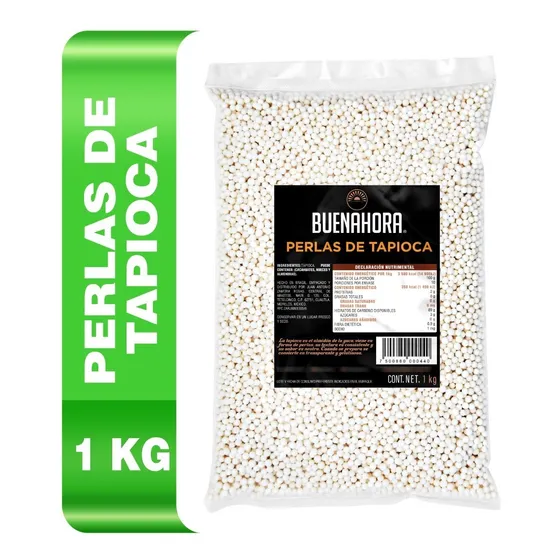Perlas De Tapioca Blancas Calidad Premium 1 Kg 