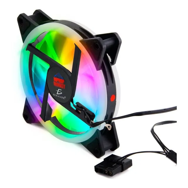 Ventilador Gaming Gamer Para Computadora Con Luz Led Rgb ELE-GATE