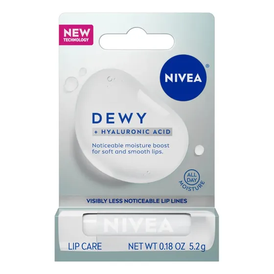 Nivea Dewy Lip Care Bálsamo Labial Con Ácido Hialurónico