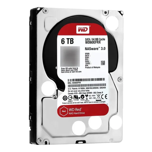 Disco Duro Western Digital Red Plus Wd60efpx, 6tb, Sata