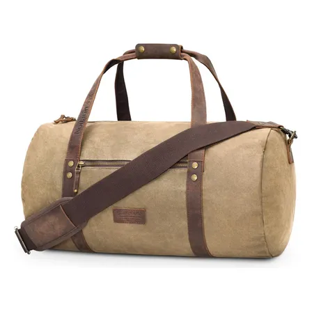 Bolso Waxed Canvas Nodarin Duffle 40l Beige Gnomo Lisa