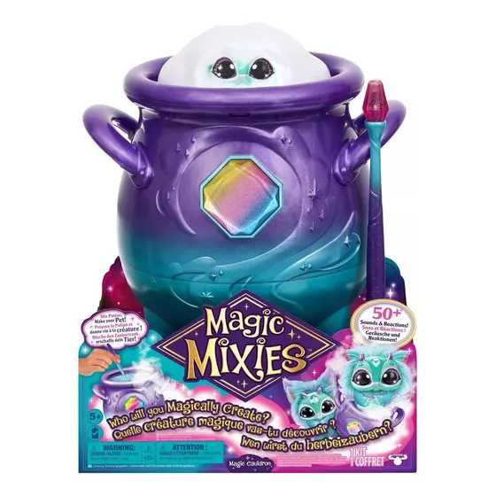 Peluche Interactivo Magic Mixies Con Caldero Mágico Grande
