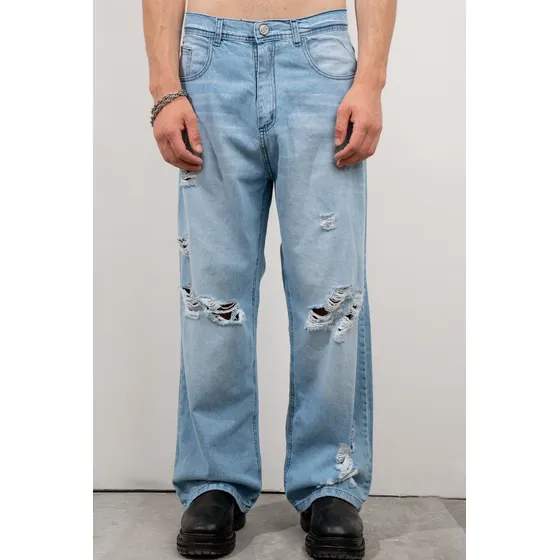 Jean De Hombre Toca Baggy Celeste
