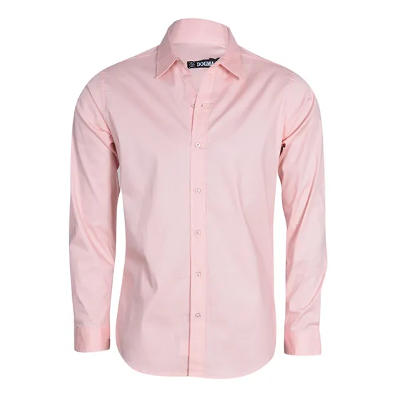 Camisa Lisa Basica De Lycra Dogma Poplin De Vestir