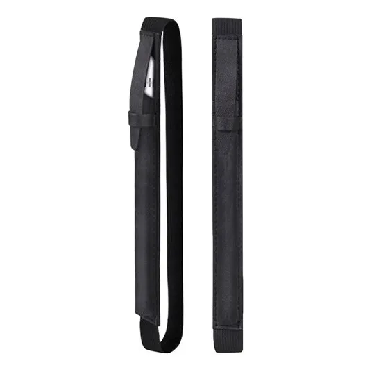Funda De Cuero Apple Pencil Y Lapices Tactiles Negra