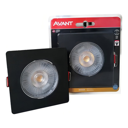 Spot De Led Authentic De Embutir Quadrado 3000k 5w Luz Avant Estrutura Branco 127/220v Spot De Led Authentic De Embutir Quadrado 3000k 5w Luz Avant Estrutura Branco 127/220v