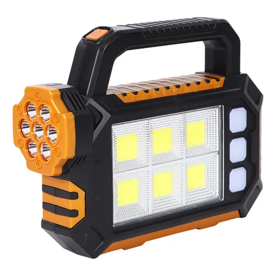 Linterna Solar Multiusos Led Carga Solar Y Usb Portatil Qq61