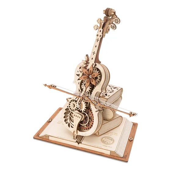 Robotime Puzzle 3d Violonchelo Mágico Amk63 Rokr