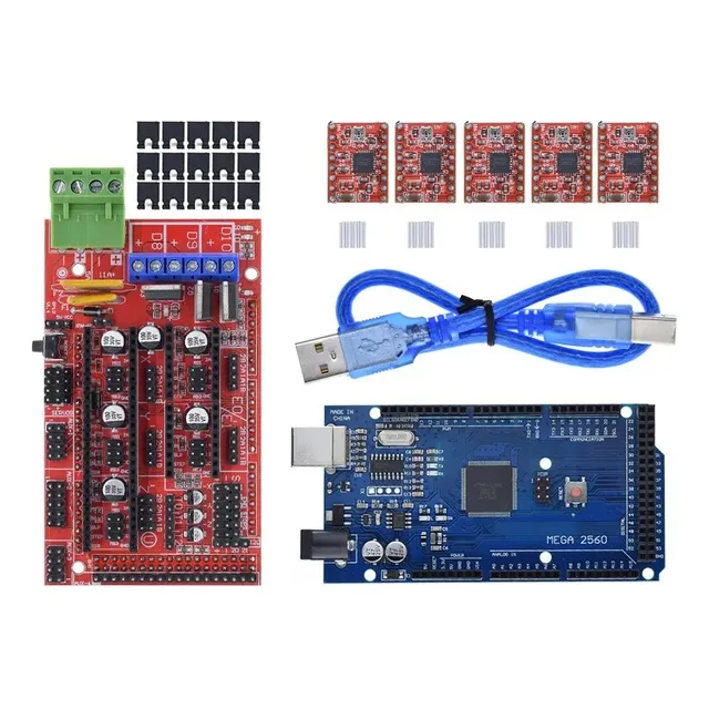 Kit Ramps 1.4 + Mega 2560 + 5 Driver A4988 Impresora 3d Cnc