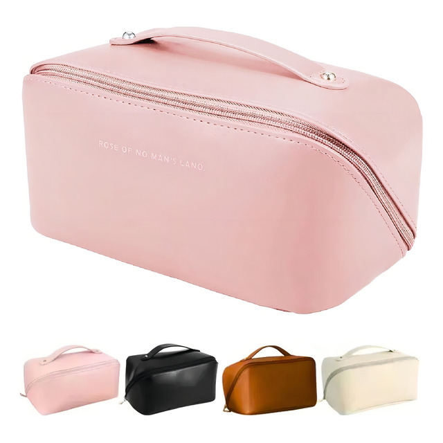 Necessaire Feminina Grande Maquiagem Cosméticos Bolsa Viagem Cor Rosa Desenho Do Tecido Li... Necessaire Feminina Grande Maquiagem Cosméticos Bolsa Viagem Cor Rosa Desenho Do Tecido Li...