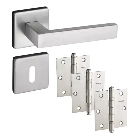 Kit Dobradiça 3025 E Fechadura Interna Pado Concept 409