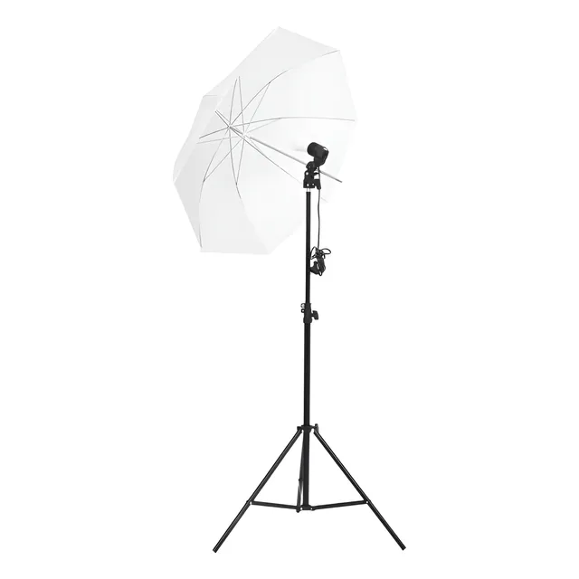 Kit De Iluminación Estudio Fotográfia Tripode Socket Sombril