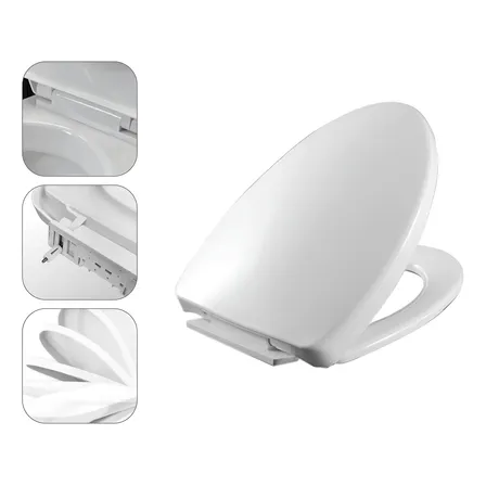 Assento Sanitário Tampa Vaso Fechamento Suave Soft Close Branco