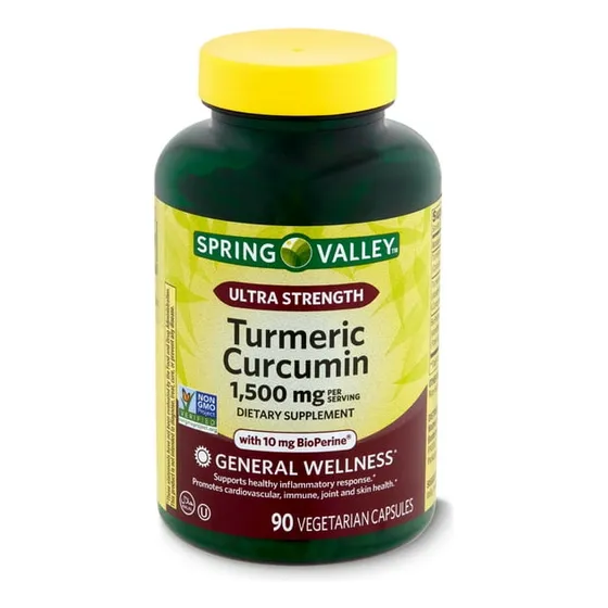 Curcuma Con Pimienta 1500 Mg 90 Capsulas Spring Valley