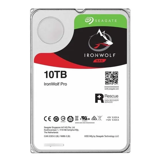 Ironwolf Pro Stne Disco Duro Interno Tb Formato Sata Rpm