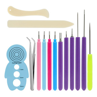 Kit Ranurado De 14 Herramientas Para Bordar Papel, Varios Ta Kit Ranurado De 14 Herramientas Para Bordar Papel, Varios Ta