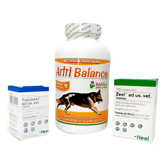 Artribalance X60tab + Zeel Vet X100tab + Traumeel Vet X50tab