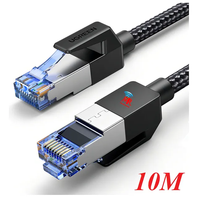 Cable Lan Ethernet Rj45 Cat 8 40 Gbps 2000mhz 10 Mt Ugreen