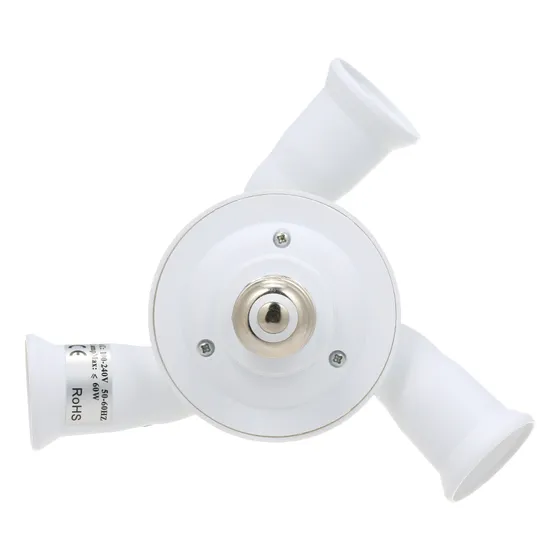 Adaptador Divisor De Enchufe 3 En 1 Para Bombillas Led, Máx.