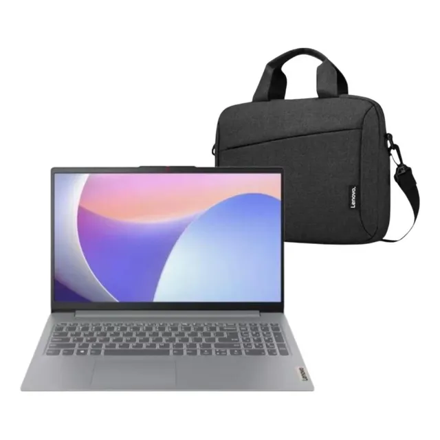 Notebook Lenovo Ideapad Slim 3 15.6'' Fhd 512gb 8gb R5-7520u W11 con maletín portátil