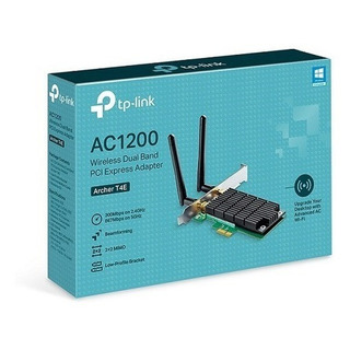 Archer T4e Adaptador Pci Express Wifi Banda Dual Ac1200 Archer T4e Adaptador Pci Express Wifi Banda Dual Ac1200