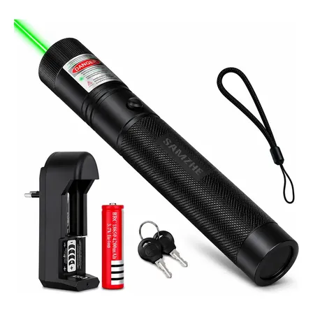 Caneta Laser Verde Ultra Forte 50000mw Recarregável Alcance 100km Prova Dagua Laser Pointer Profissional Longo Alcance Com Chave Segurança Para Astronomia Trilhas Apresentações E Uso Profissional