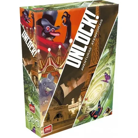 Unlock! Aventuras Atemporais – Jogo de Tabuleiro de Estratégia com Cartas da Galapagos