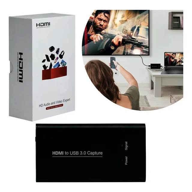 Slim Company Cam Link 4K Capturadora De Video Hdmi A Usb 3.0 De Pc Lap, Xbox One Ps4