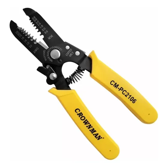 Alicate Pelacable Y Cortador 6 Pulgadas Pelador Cable Pro