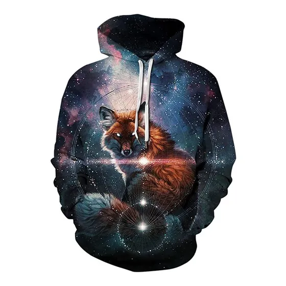 Unisex Galaxy Impresión 3d Pullover Sudaderas Sudaderas