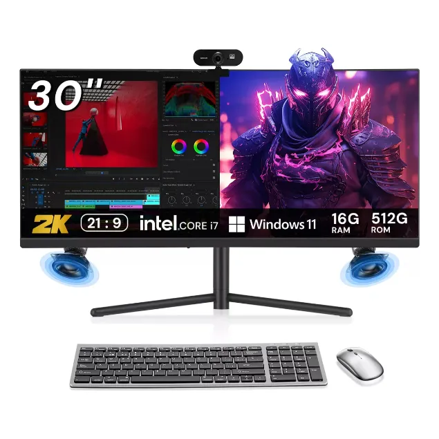 All In One Pc 30'' Computadora 2k 16gb Ram 512gb Ssd Core I7