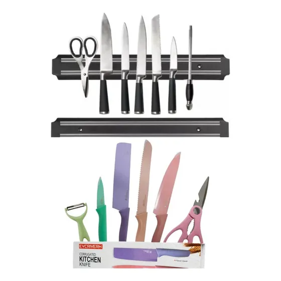 Imán De Cocina De 33 Cm + Juego De Cuchillos 6 Piezas