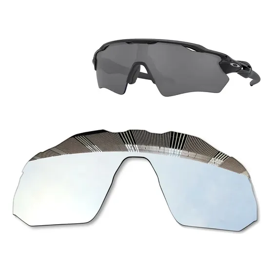 Oakley Radar Ev Advancer Color Plateado Espejo Polarizado