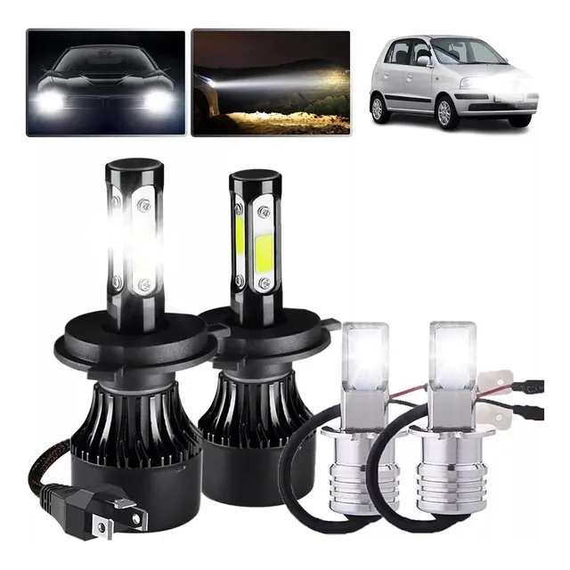 Da1. Kit Faros Led 12000lm Luz Alta Y Baja/niebla Para Dodge