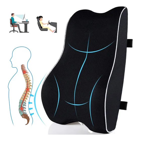 Para Cojin Para Silla De Oficina Almohada Soporte Lumbar