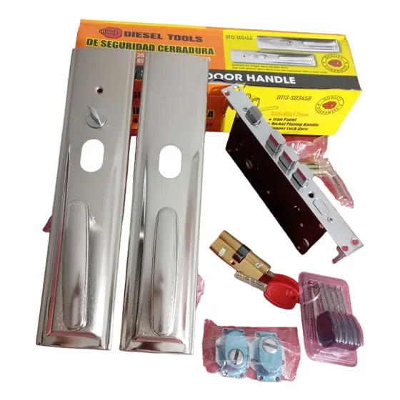 Cerradura De Seguridad Tipo Multilock Con Cilindro 70 Mm