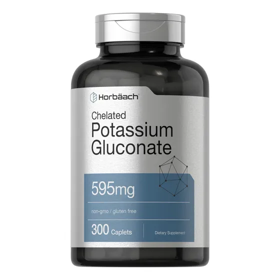 Suplemento De Gluconato De Potasio Quelado Horbäach 595 Mg 3