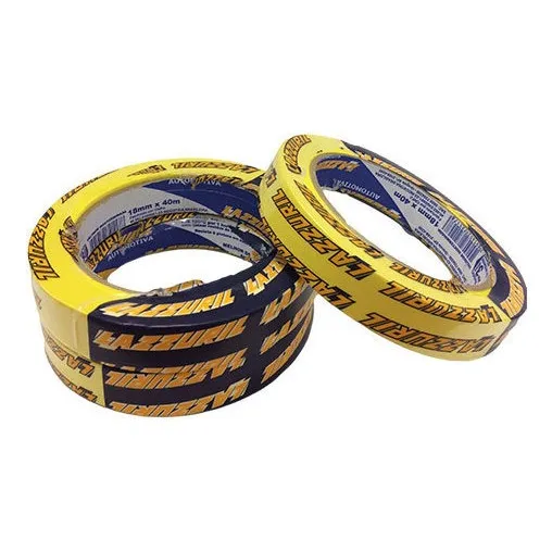 Cinta Crepe Automotriz Amarillo Alta Performance 18mm X 40m