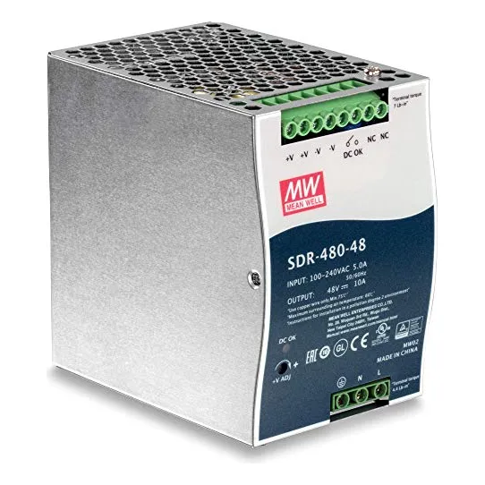 Fuente De Alimentación Trendnet 480w, 48v Dc, 10a Ac A Dc