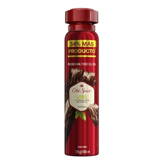 Desodorante En Spray Old Spice Leña 129 G