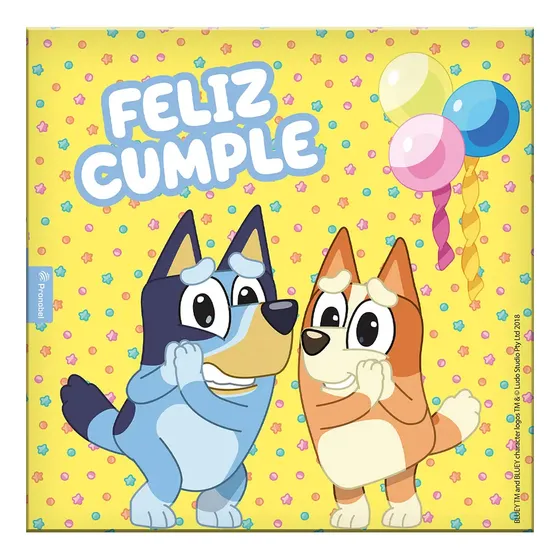 Servilletas De Bluey 10 Unidades