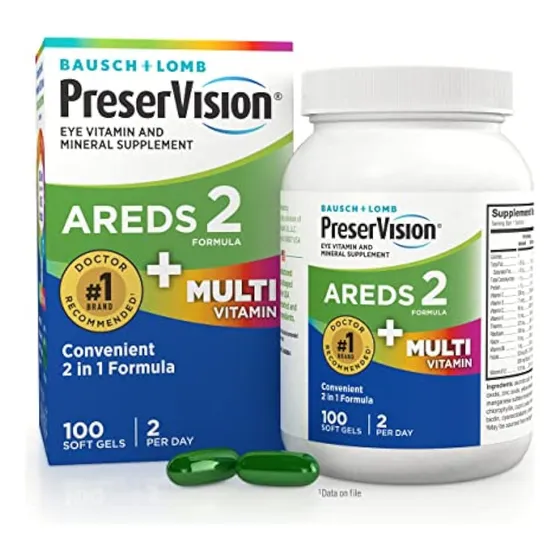 Multivitamínico 2 En 1 Preservision Areds 2 + Para Ojos
