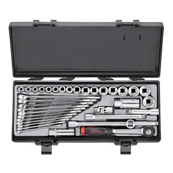 Juego De Dados 3/8 Y Llaves P/c 36 Pzs Force 3361
